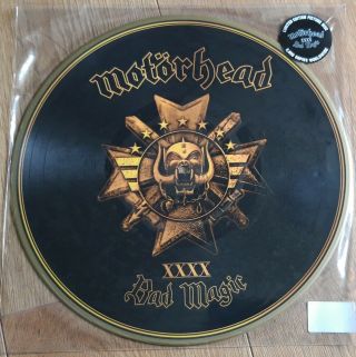 Motorhead Bad Magic Gold Coloured Picture Disc Vinyl Lp