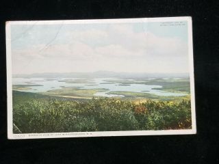 Vintage 1911 Postcard Birdseye View Of Lake Winnipesaukee,  Hampshire