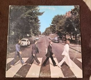Vintage 1969 The Beatles " Abbey Road " Lp - Apple Records (so - 383) Ex