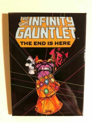 1991 Infinity Gauntlet Promo Pin - Marvel Comics Infinity Wars