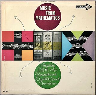 Ibm 7090 Computer Plays " Music From Mathematics " Lp Record Decca Dl 79103 Synth