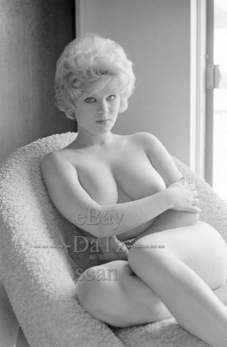 1960s Negative,  Busty Nude Blonde Pin - Up Girl Terry Higgins,  Cheesecake T269352