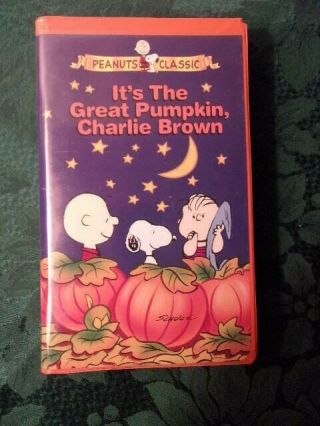 Its The Great Pumpkin Charlie Brown,  Peanuts Classic Vhs Movie 1966 " Schulz "