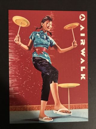 Airwalk Max Rack Advertising Postcard 1990s Unposted Affordable Vintage Rare