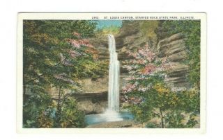 Starved Rock Illinois State Park Vintage Postcard Rl5
