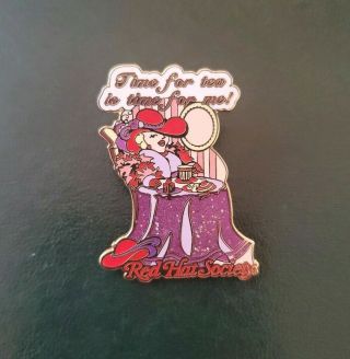 Red Hat Lady Lapel Pin Red Hat Society Time For Tea Is Time For Me