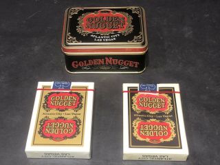 Golden Nugget Casino Playing Cards Type 6 With Tin
