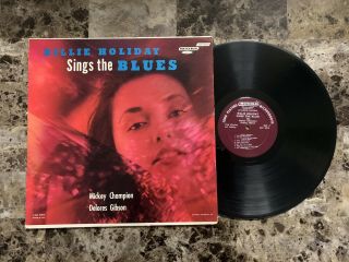 Billie Holiday Sings The Blues Rare Score Label Mono Vinyl Lp
