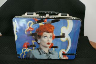 I Love Lucy Small Lunch Box Metal Tin Vintage