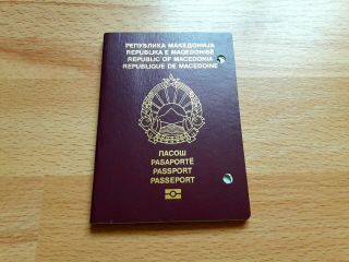 Republic Of Macedonia,  Collectible Biometric Passport,  Cancelled