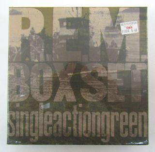 R.  E.  M.  Singleactiongreen 1989 Box Set 45 X4,  Poster Wb 7 - 22780 Rem