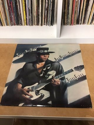 Stevie Ray Vaughn Texas Flood 1983 Release Nm Vinyl Lp Record Album