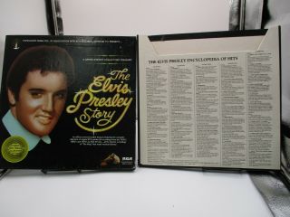 The Elvis Presley Story Vinyl 5 Lp Box Set 1977 Rca Dlm5 - 0263 Ltd Ed.  Vg,  C Vg,