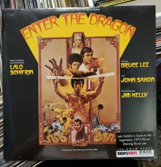 Enter The Dragon Soundtrack 180 Gram Rhino Vinyl Lp Record Ost Bruce Lee