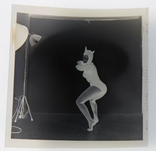 Bettie Page 1954 Camera Negative Bunny Yeager Estate With Copyrights Devil Doll 3