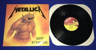 Vintage Metallica Jump In The Fire Ep Record Vinyl Music For Nations Vry