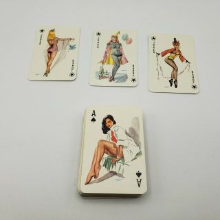 Vintage Deck Darling Playing Cards Glamour Pin Up In Case