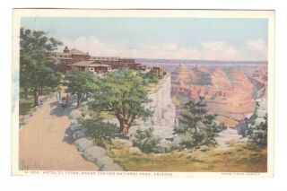Hotel El Tovar Grand Canyon National Park Arizona Vintage Postcard Eb212
