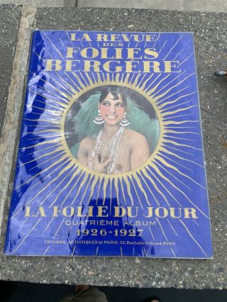 Folies Bergere Program 1926 - 27 Josephine Baker Paris