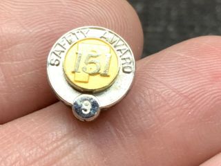 Preston “151 Line” 1/10 10k Gold Vintage Rare 9 Yr Service Award Pin.