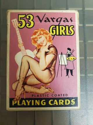 Vintage Vargas Girls Playing Cards