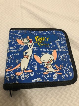 Pinky And The Brain Cds Holder Wb 1997 Warner Bros Six Flags