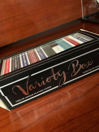 Vintage Rare Never Opened Dan And Dave Variety Box Playing Cards Signed