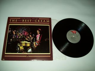 Cream - Strange Brew: The Very Best Of Cream Lp Rso 1983 Eric Clapton Nm
