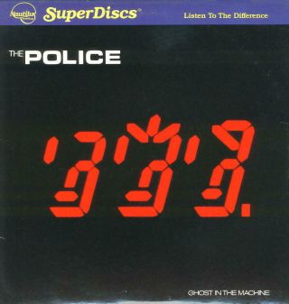 The Police Ghost In The Machine - Nautilus Superdiscs Audiophile Poster Incl