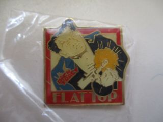 Vintage Disney Dick Tracy Comic Flat Top Applause Collector Tie Hat Lapel Pin