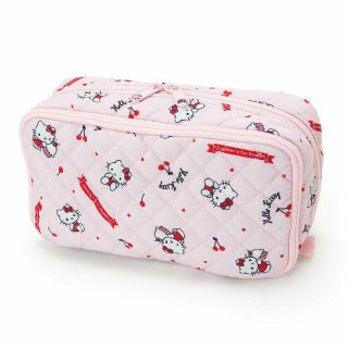 Hello Kitty Pen Case Pencil Pouch Quilting Sanrio Japan Kawaii Goods Tracking