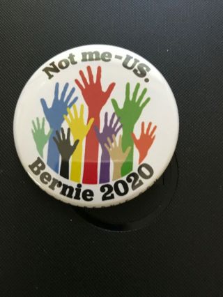 Bernie Sanders 2020 Presidential Campaign 2.  25 Inch Pinback Button