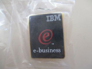 Vintage Ibm Computer Technology E - Business Conference Tie Hat Lapel Pin
