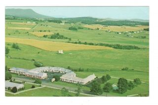 Aerial View The Village Inn South Of Harrisonburg Virginia Vintage Postcard Eb32
