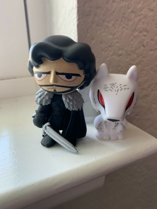Funko Game Of Thrones Jon Snow And Ghost Series 1 Mystery Minis