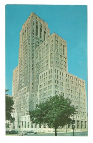 Albany York State Office Building Vintage Postcard An38