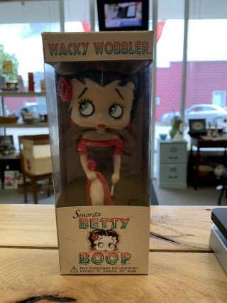 Wacky Wobbler Señorita Betty Boop Bobble Head.  Box Never Opened.