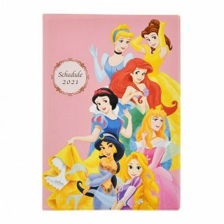 Disney Store Japan Disney Princess Notebook/schedule Book 2021 B6