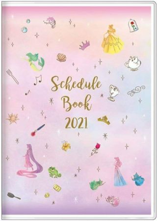 Disney Princess Icon Schedule Book 2021 B6 Monthly Sunstar Stationery