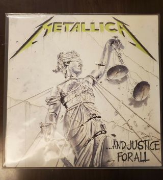 Metallica.  And Justice For All 2lp Vinyl Record