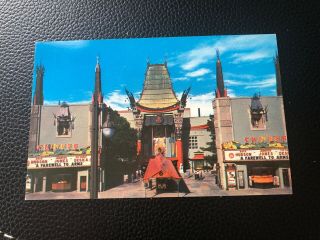 Vintage Postcard - California - Hollywood - Grauman 