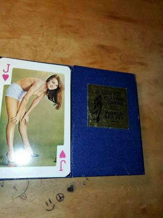Vintage World Beauty Playing Cards Jumbo British Hong Kong Risque Burlesque Nude