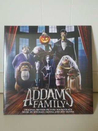Rare The Addams Family Soundtrack Mystery Color Vinyl Ost Animated Movie