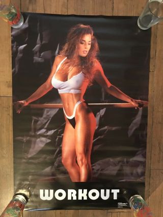 80s Workout Sexy Vintage Pin Up Girl Starmakers Poster Very Rare