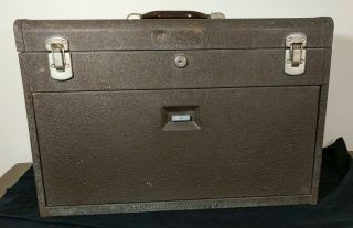 Vintage Kennedy 520 Machinist 7 Drawer Tool Chest Box W/ Keys