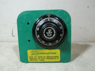 Vintage 1969 Sargent Greenleaf Lockmasters Educational Cutaway Combination Lock