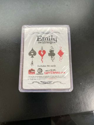 Emily the Strange playing cards complete deck Dark Horse 2006 NIB 3