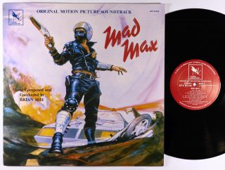 Brian May - Mad Max Ost Lp - Varese Sarabande Vg,