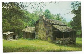 Vintage Tennessee Postcard Cades Cove Smoky Mountains Elijah Oliver Place