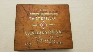Antique\vintage The Cleveland Twist Drill Co Adj.  Reamer Set Complete